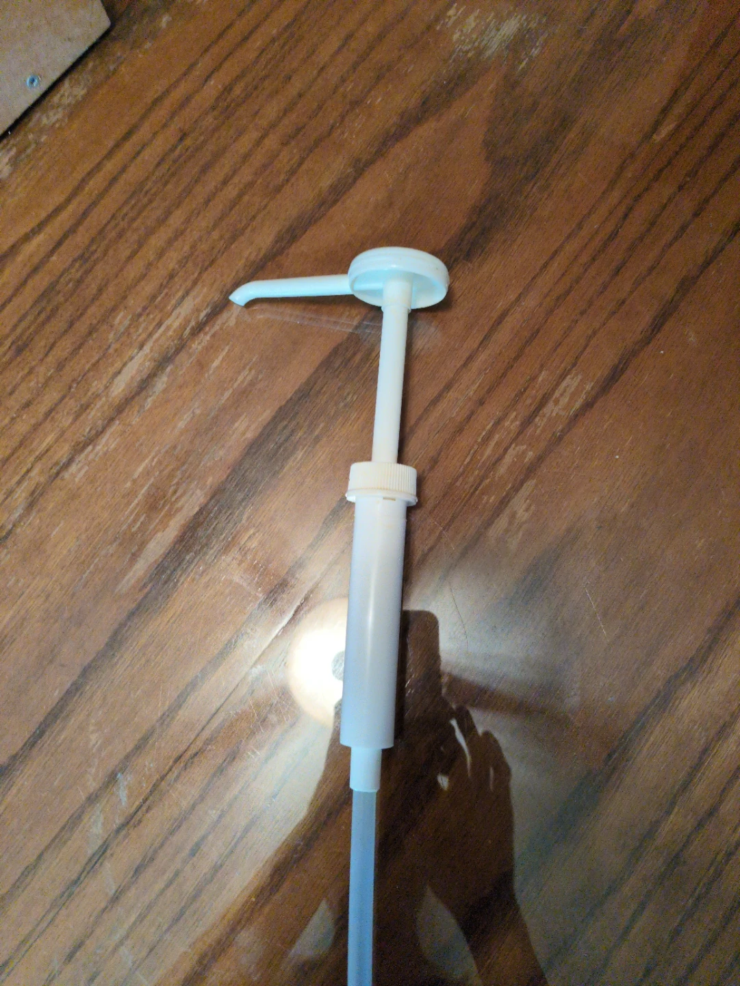 White Pump Dispenser for Syrup or Sauces and cooking oil - photo 2