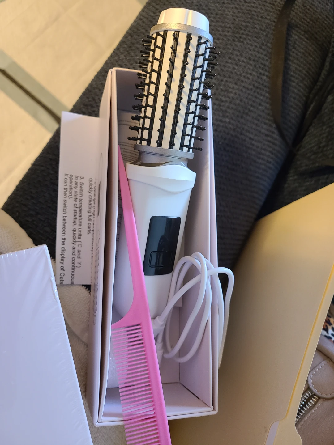 SOFTPEACE Wireless Styling Curling and Straightening Brush - photo 2