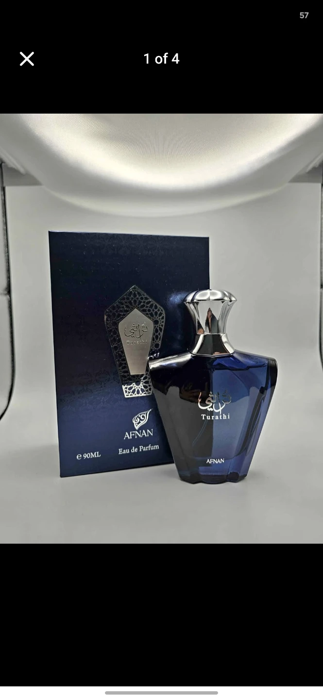 Afnan Turathi Eau de Parfum for Men, 3.04 oz