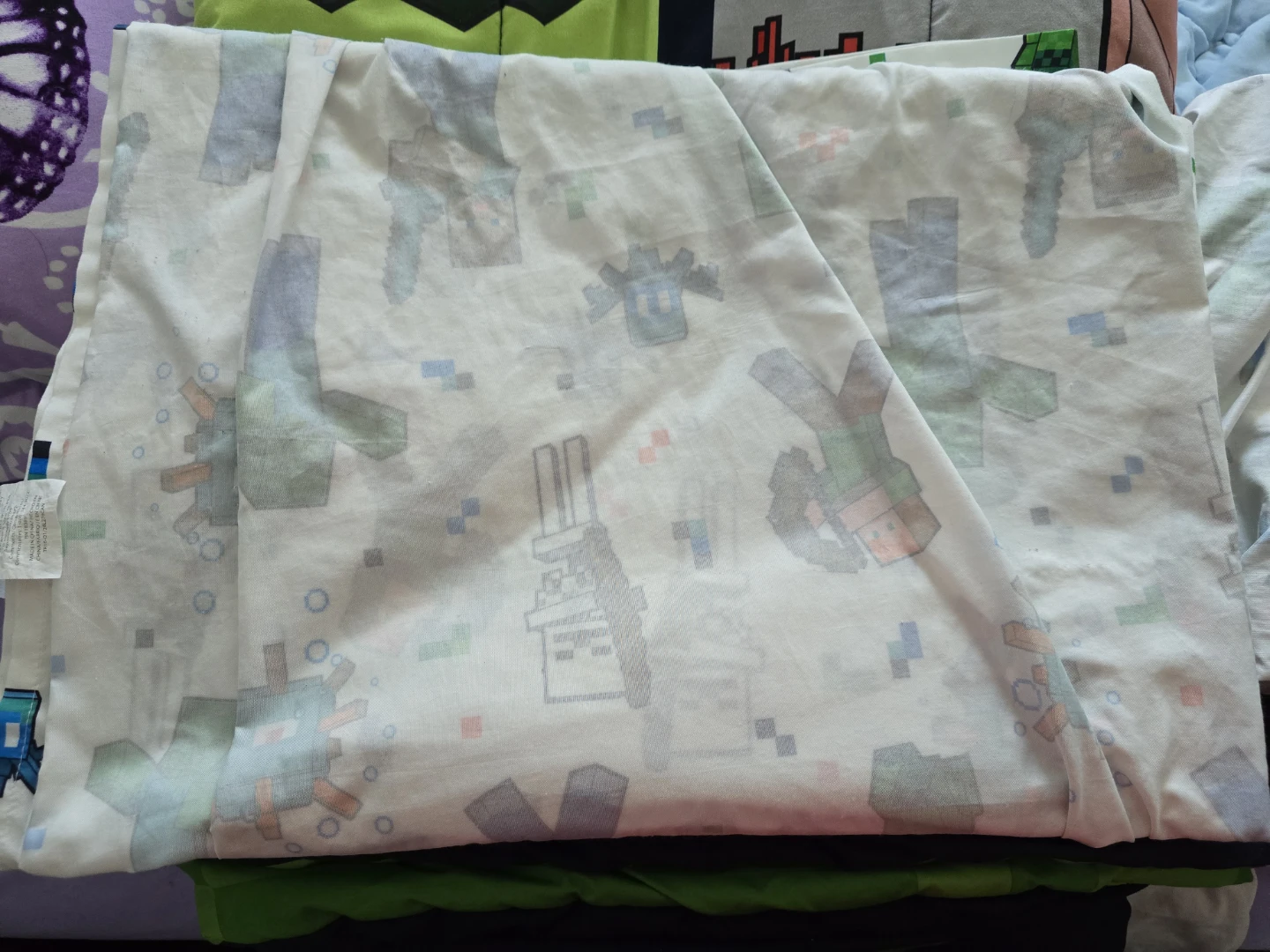 Minecraft complete bed set sheets+conforter - photo 2