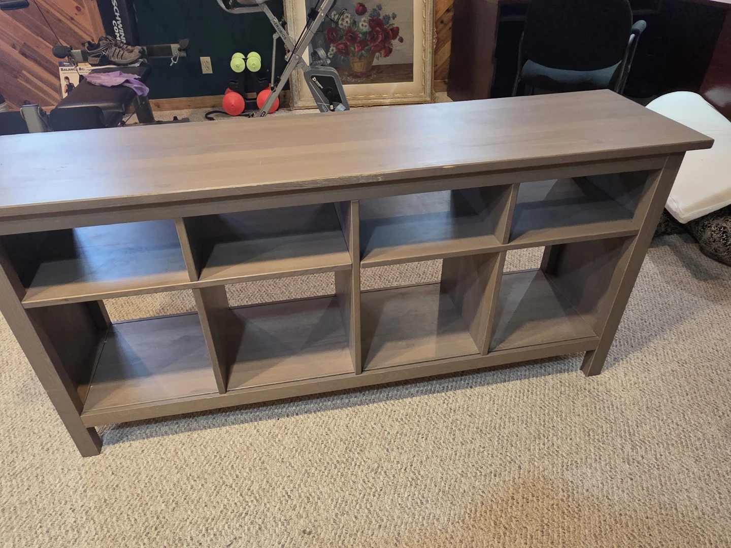 Ikea grey/ Brown Cube Shelf Unit - photo 3