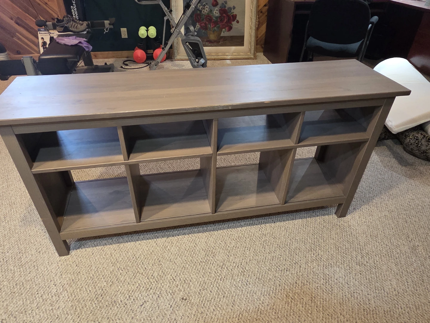 Ikea grey/ Brown Cube Shelf Unit - photo 4