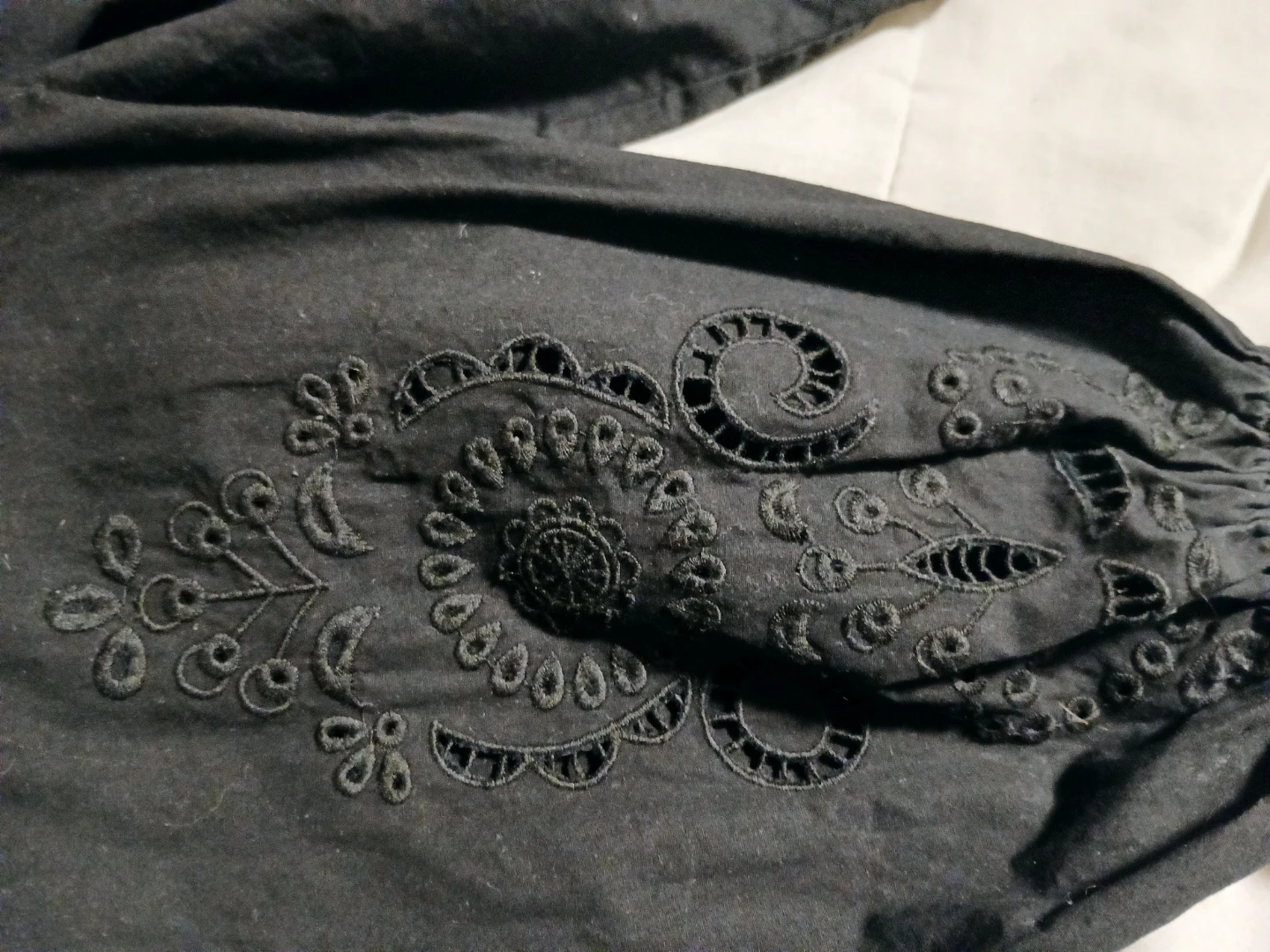 Women Medium to Large Ultra Pink Black Blouse - photo 2
