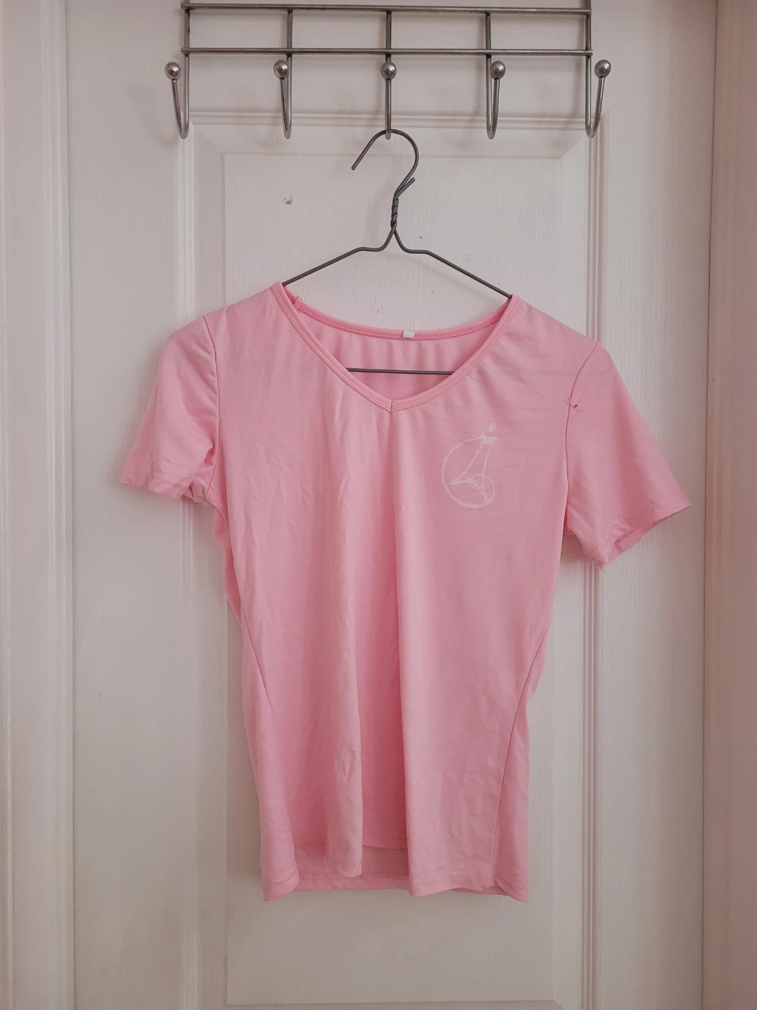 Pink V-Neck T-Shirt