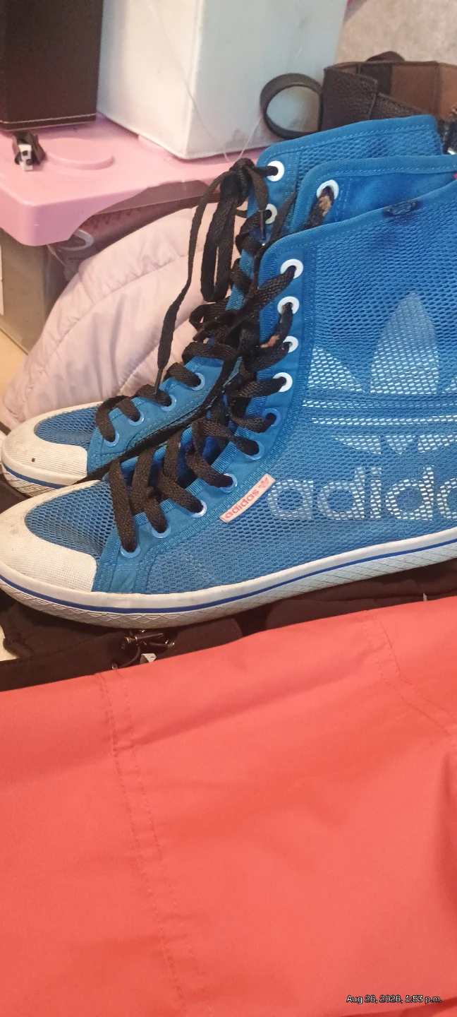 Adidas High Top Sneakers - Blue