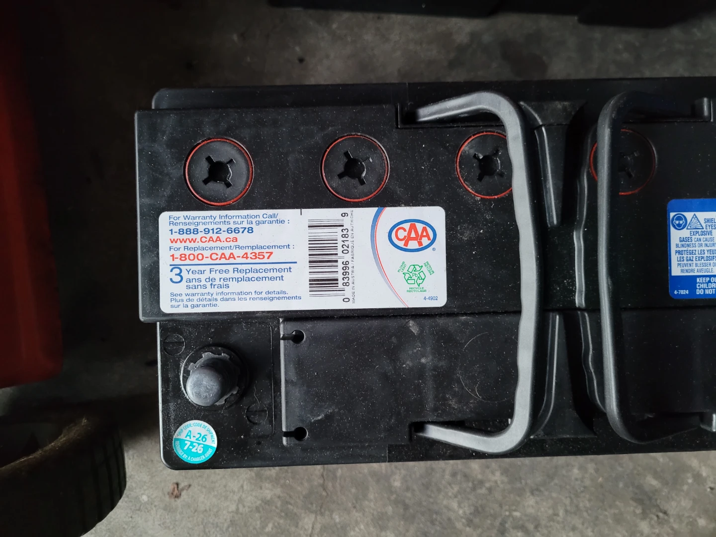 CAA Premium Car Battery 49-C - photo 2