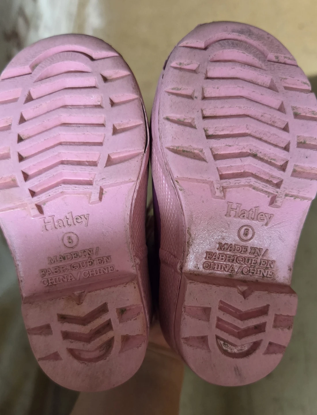 Hatley Kids Rain Boots Size 5 Pink Horse Print - photo 3