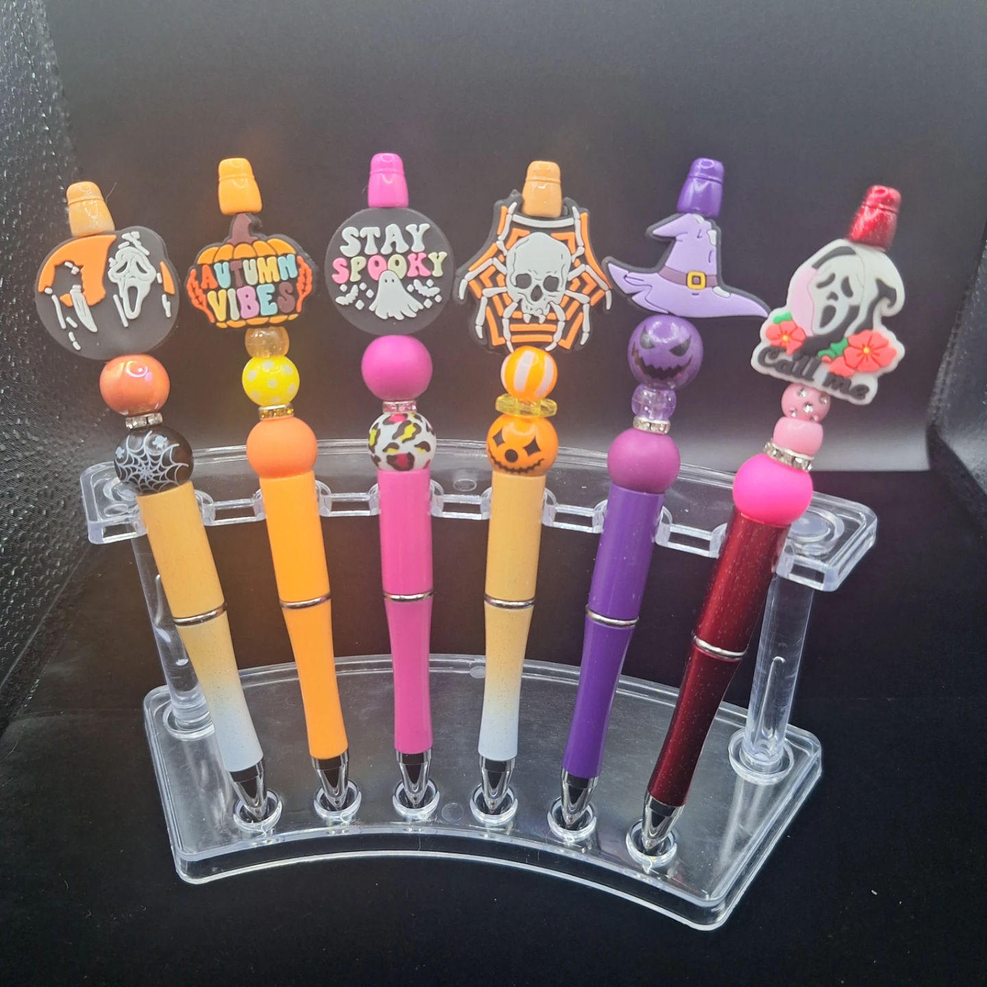 Halloween Themed Beaded Pens - photo 2