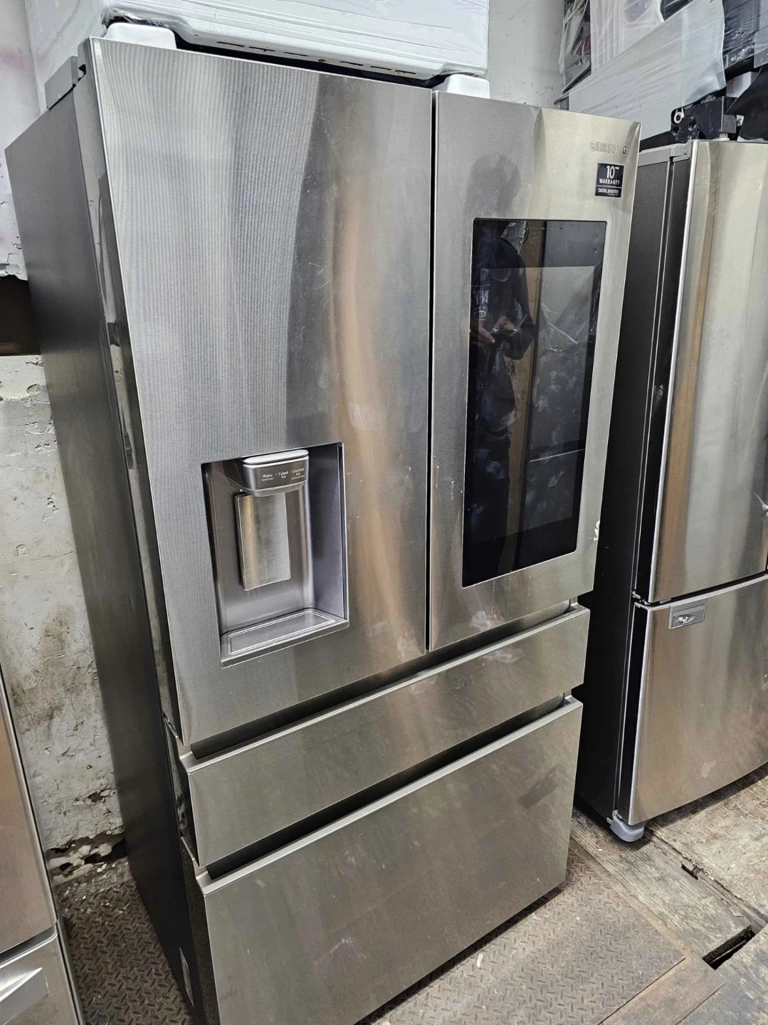 Samsung family hub refrigerator counter depth