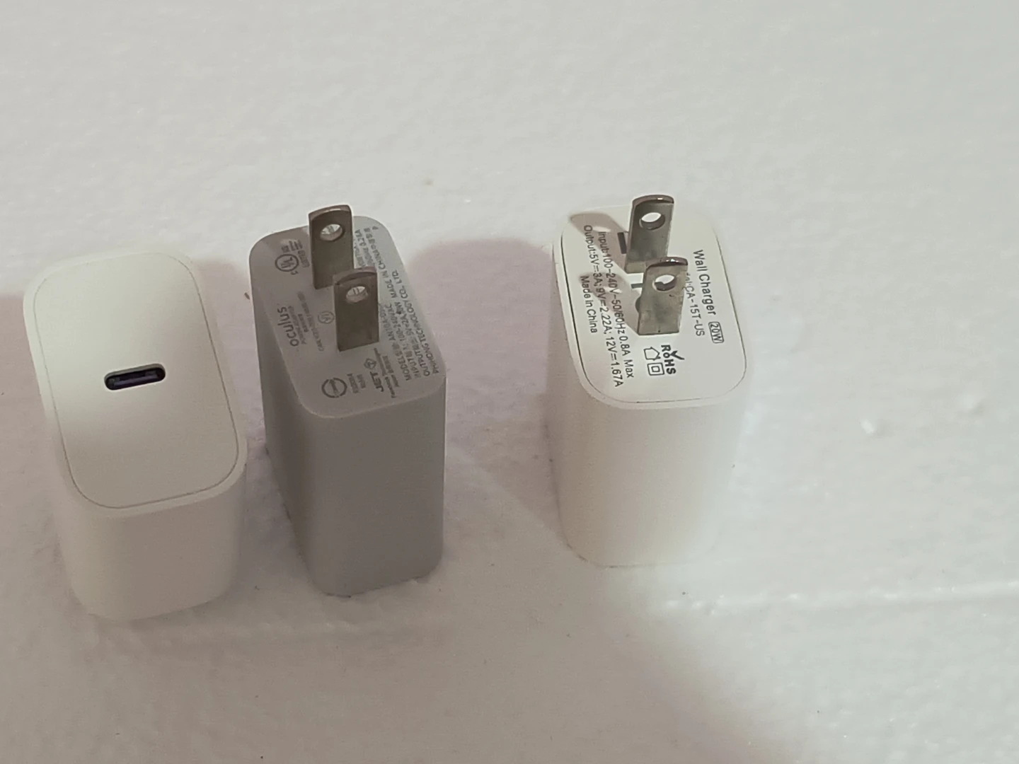Wall Charger Adapters (3-pack)