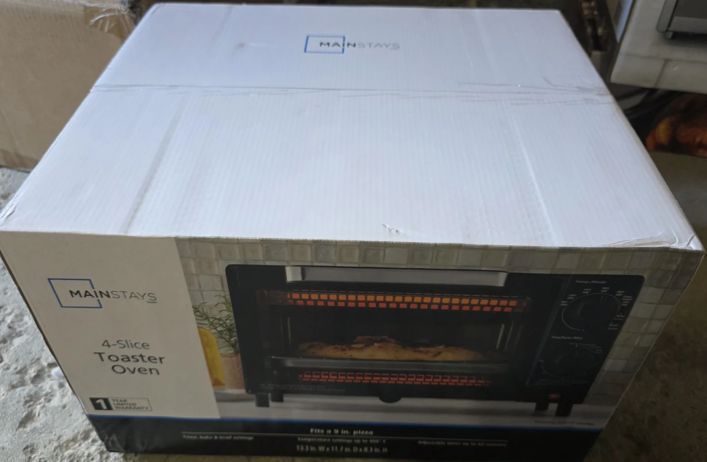 Mainstays 4-Slice Toaster Oven - photo 2
