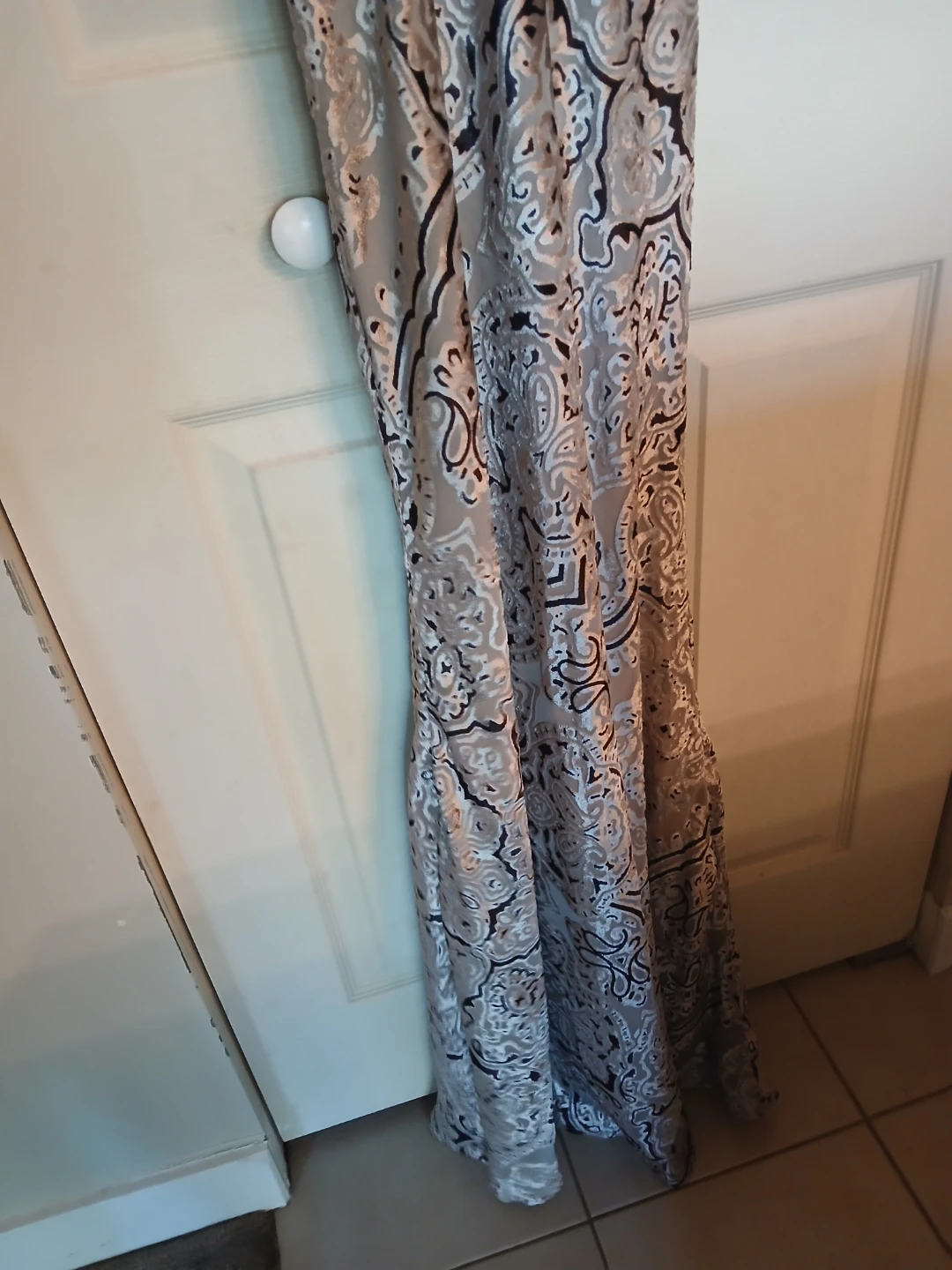 ASOS Paisley print brown maxi dress, size 4 - photo 3