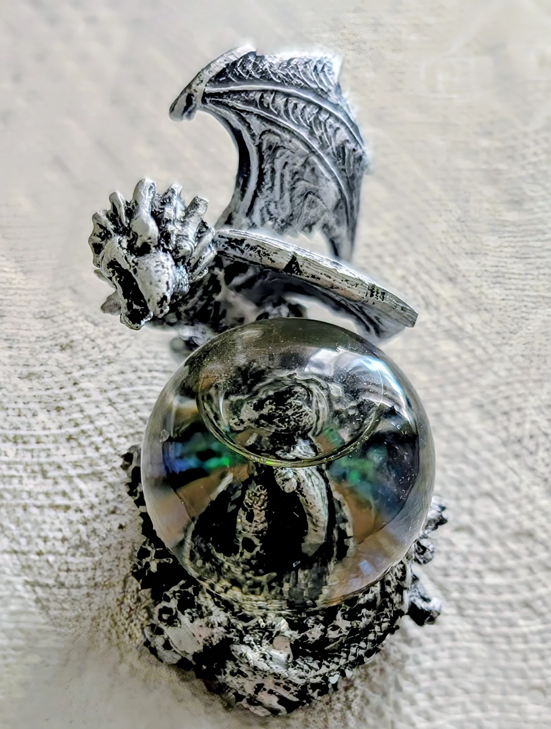 Steampunk Dragon Snow Globe