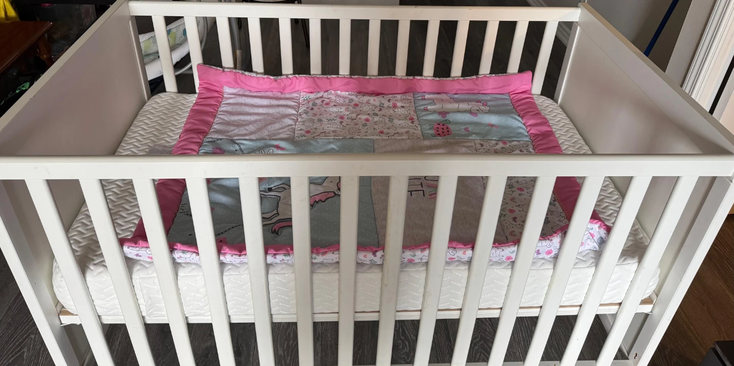 IKEA White Crib - photo 2