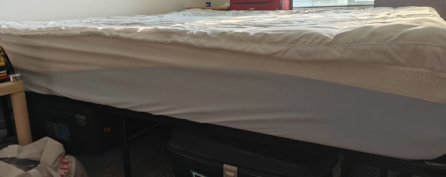 10 inch White King Size Mattress with cover - photo 5