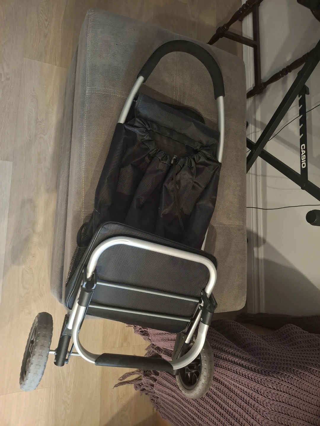 Black Shopping Cart Trolley