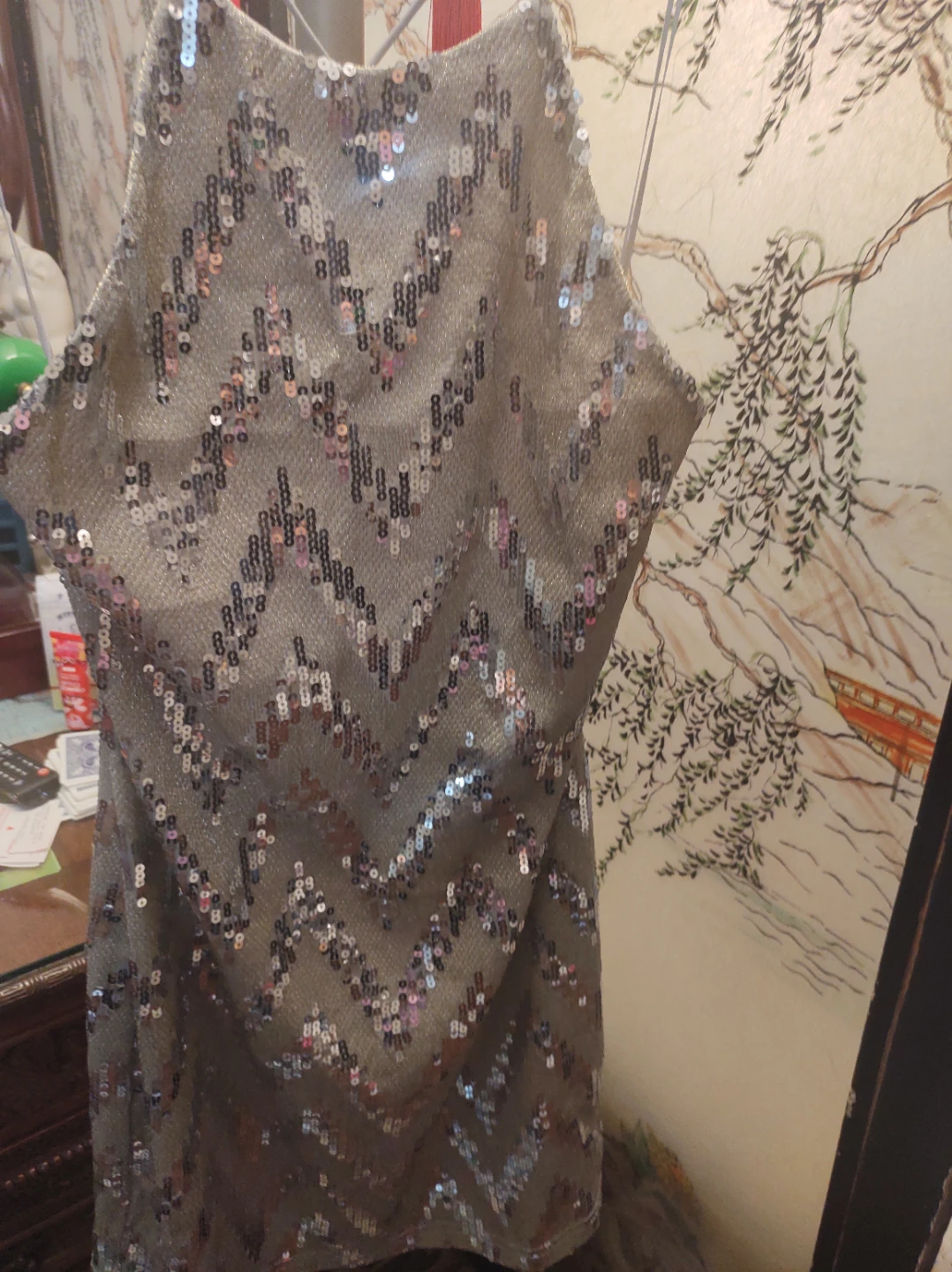 Sequined Mini Dress size 8