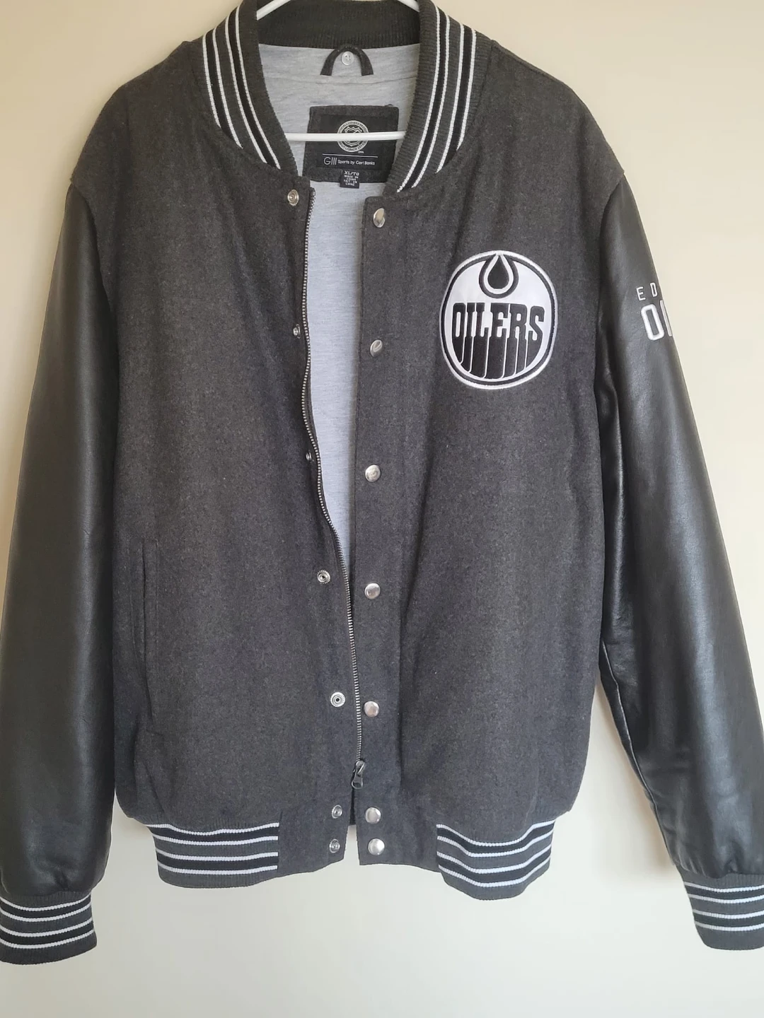 Edmonton Oilers Varsity Jacket
