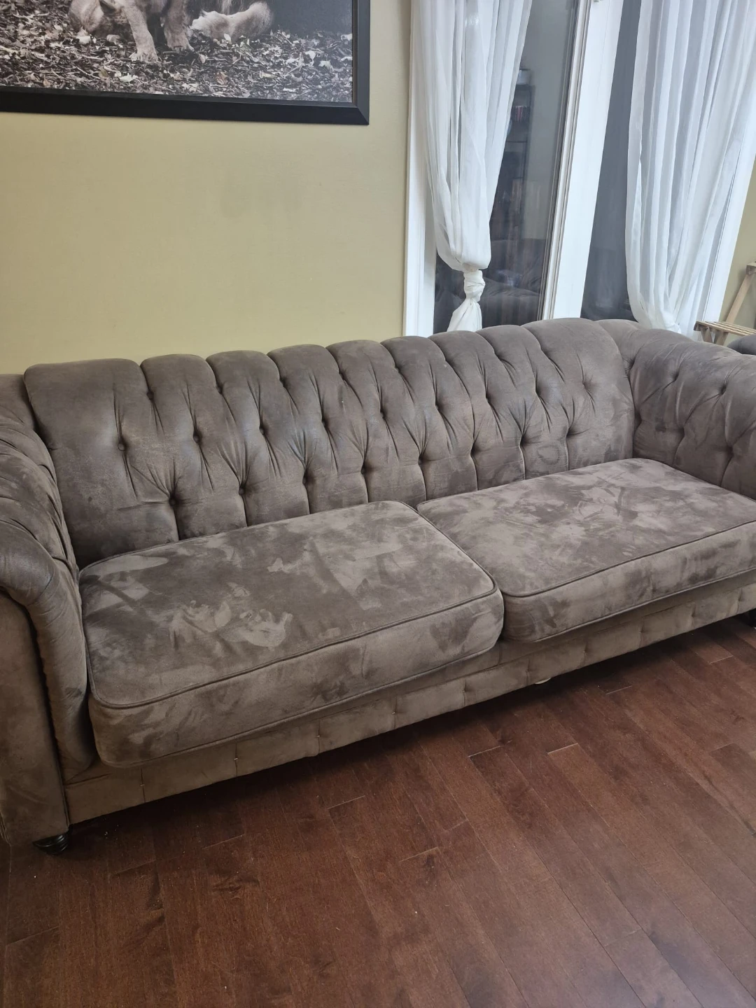 Tufted Sofa Set - Brown - photo 2