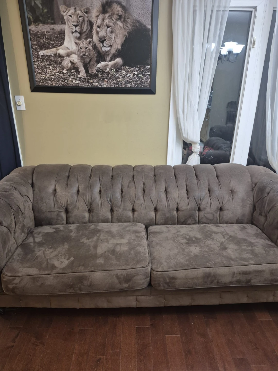 Tufted Sofa Set - Brown - photo 4