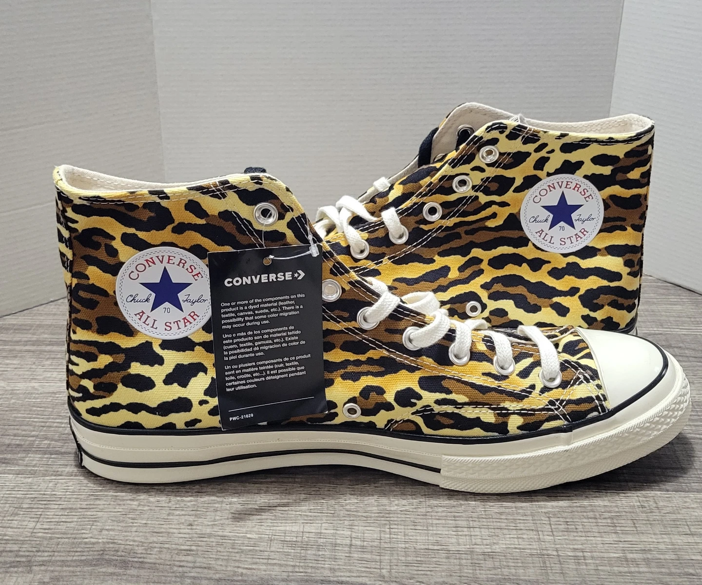 Converse Chuck Taylor All Star Leopard Print Shoes Size 11 - photo 3