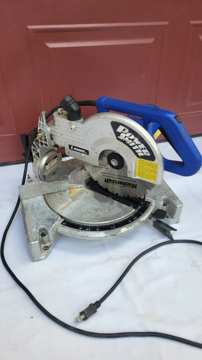 Power Smith 10" Compound Miter Saw with Laser Guide