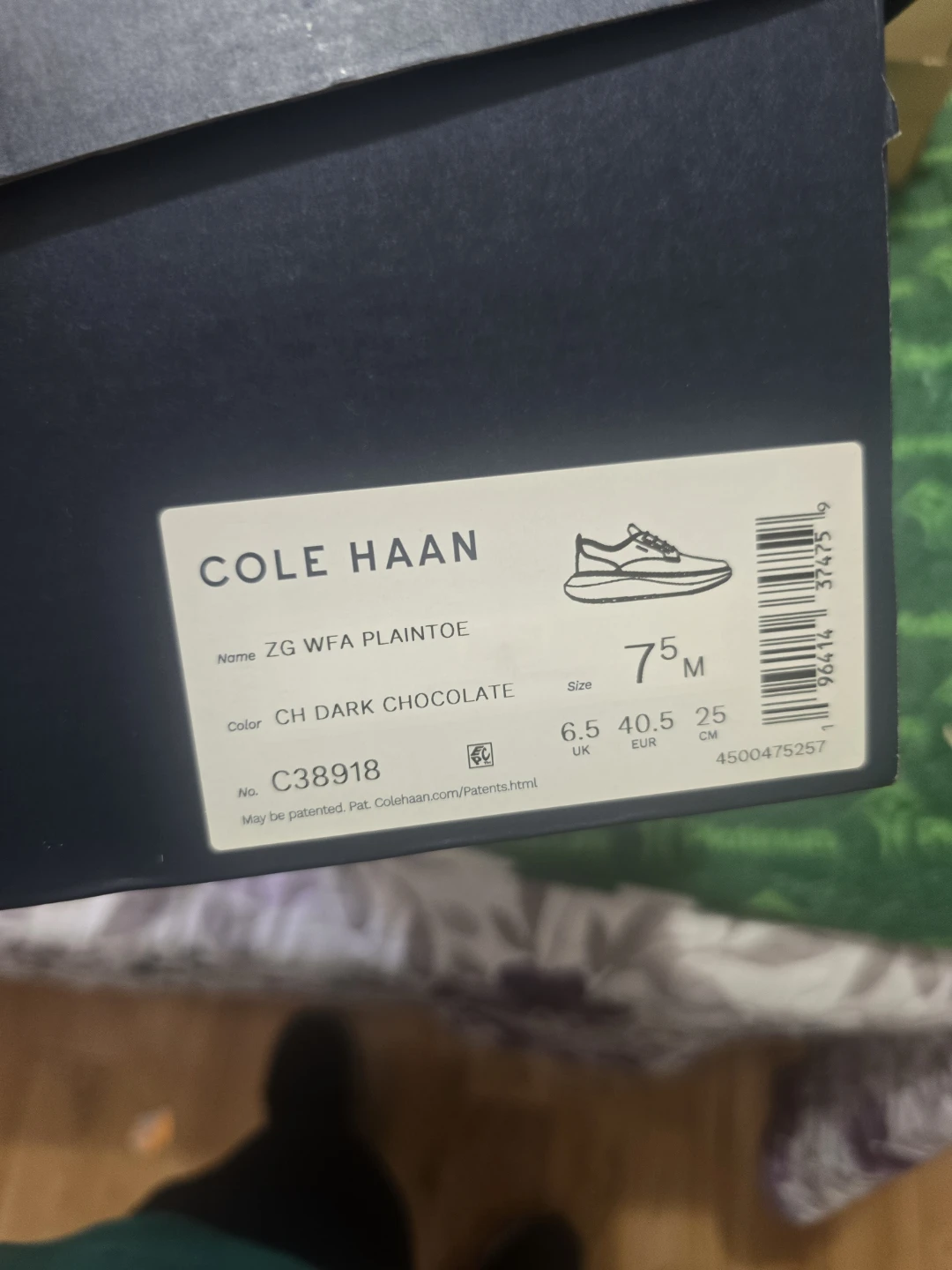Cole Haan ZG WFA Plaintoe Men's Shoes - photo 2
