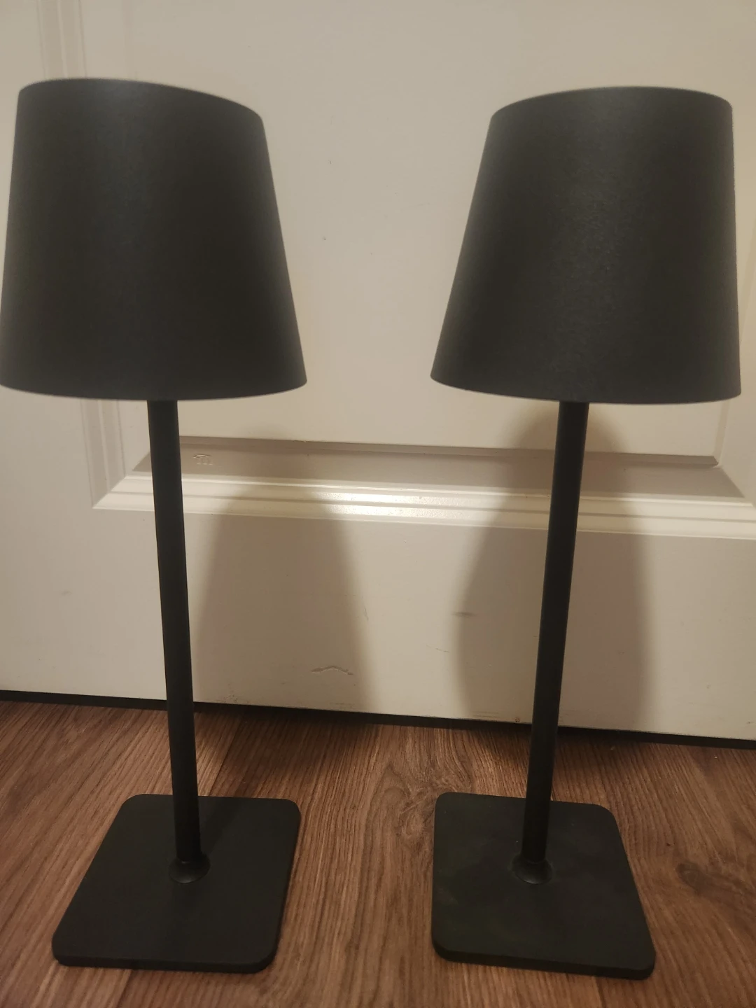 Set of 2 Black Table Lamps