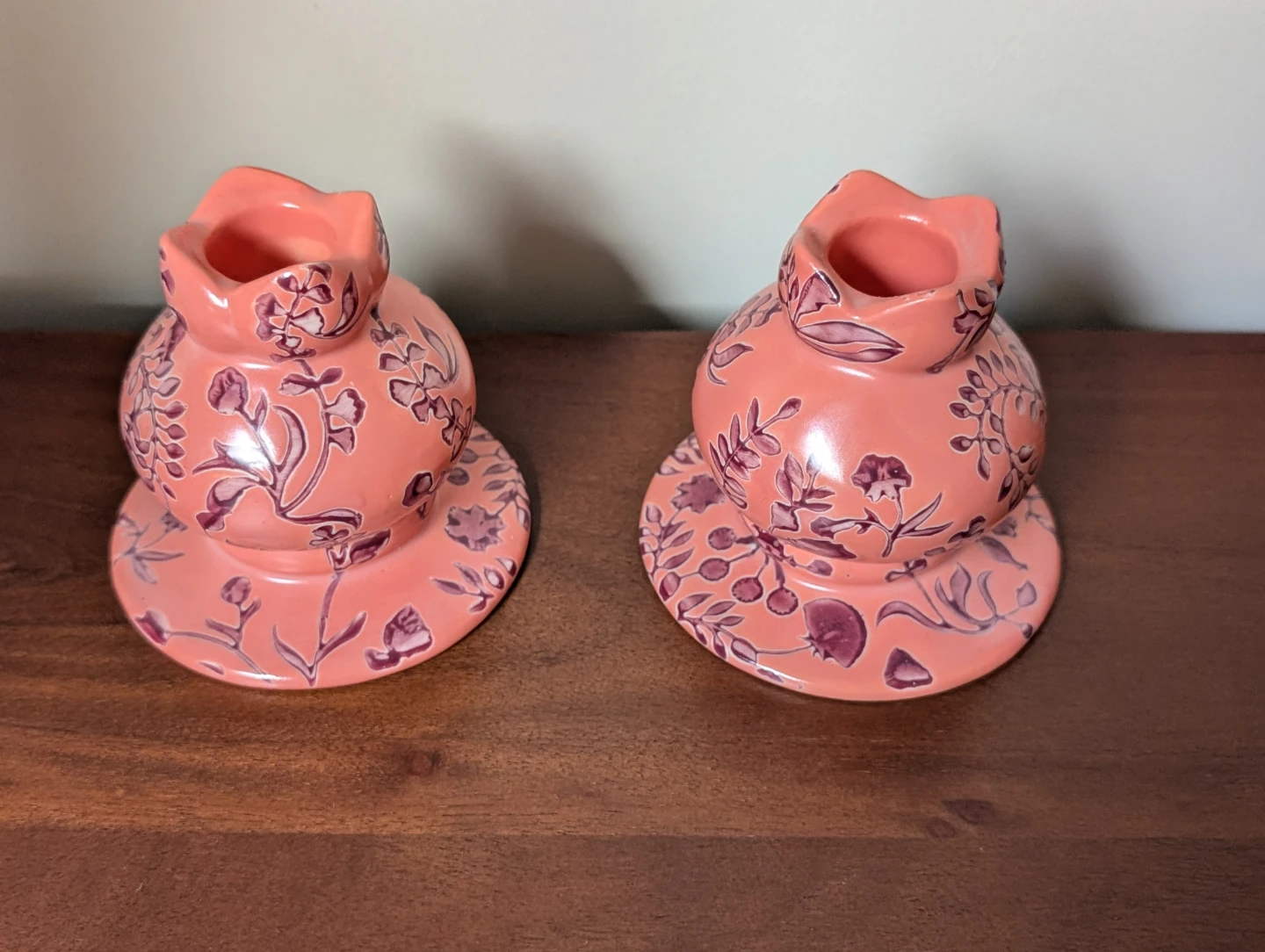 Brand new beautiful Anthropologie pomegranate Candles Holders, - photo 3