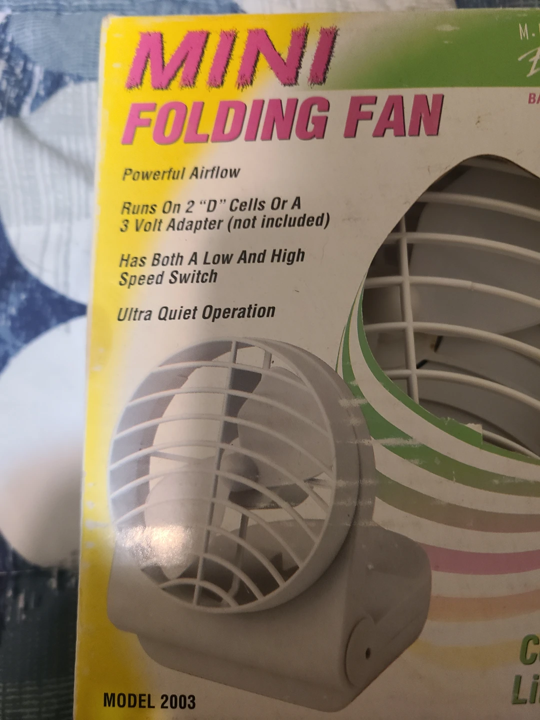 Mini Folding Fan - photo 2