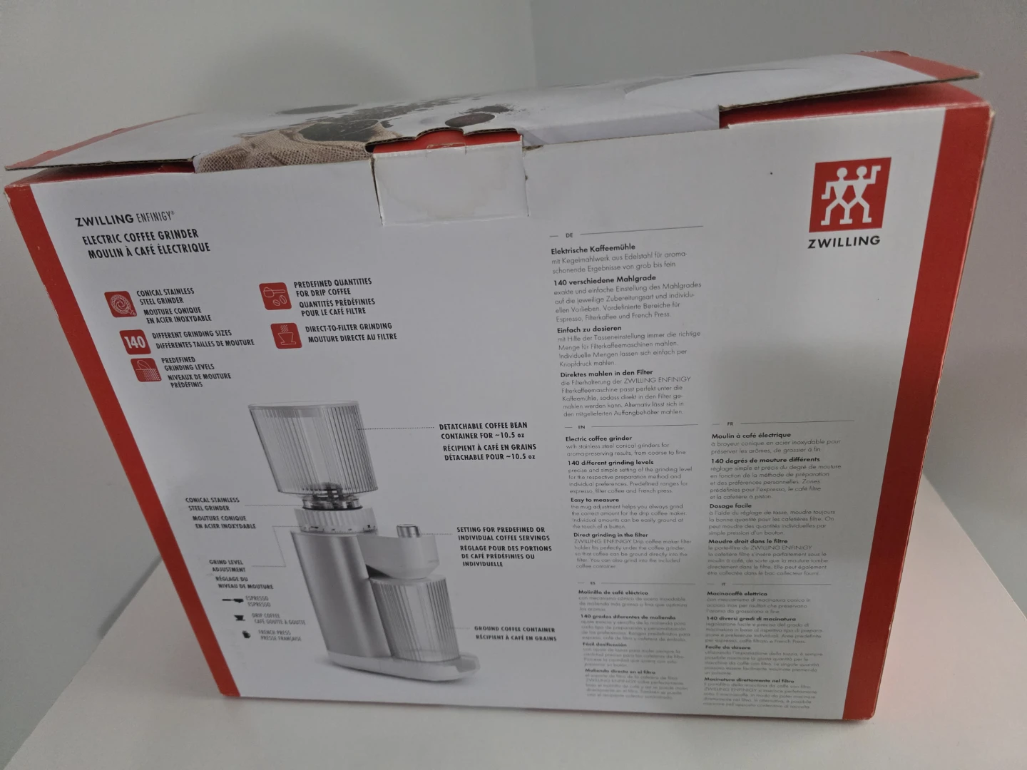 Zwilling Enfinigy Electric Coffee Grinder - photo 2