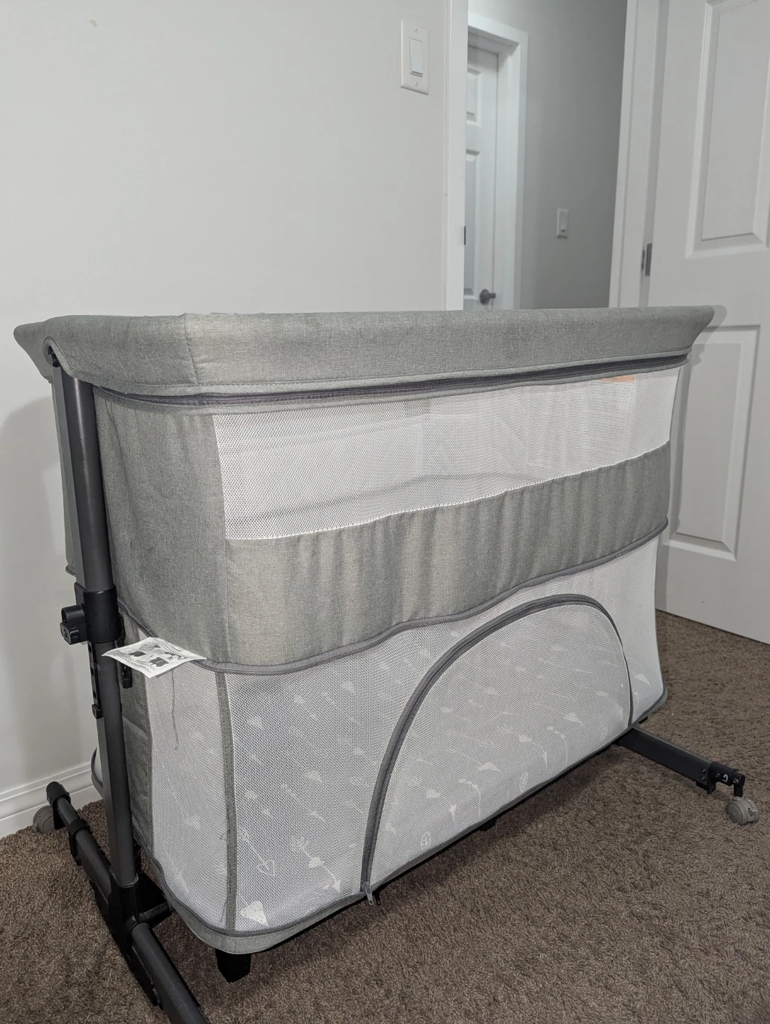 Baby Bassinet & Playpen 2-in-1 – Grey - photo 2