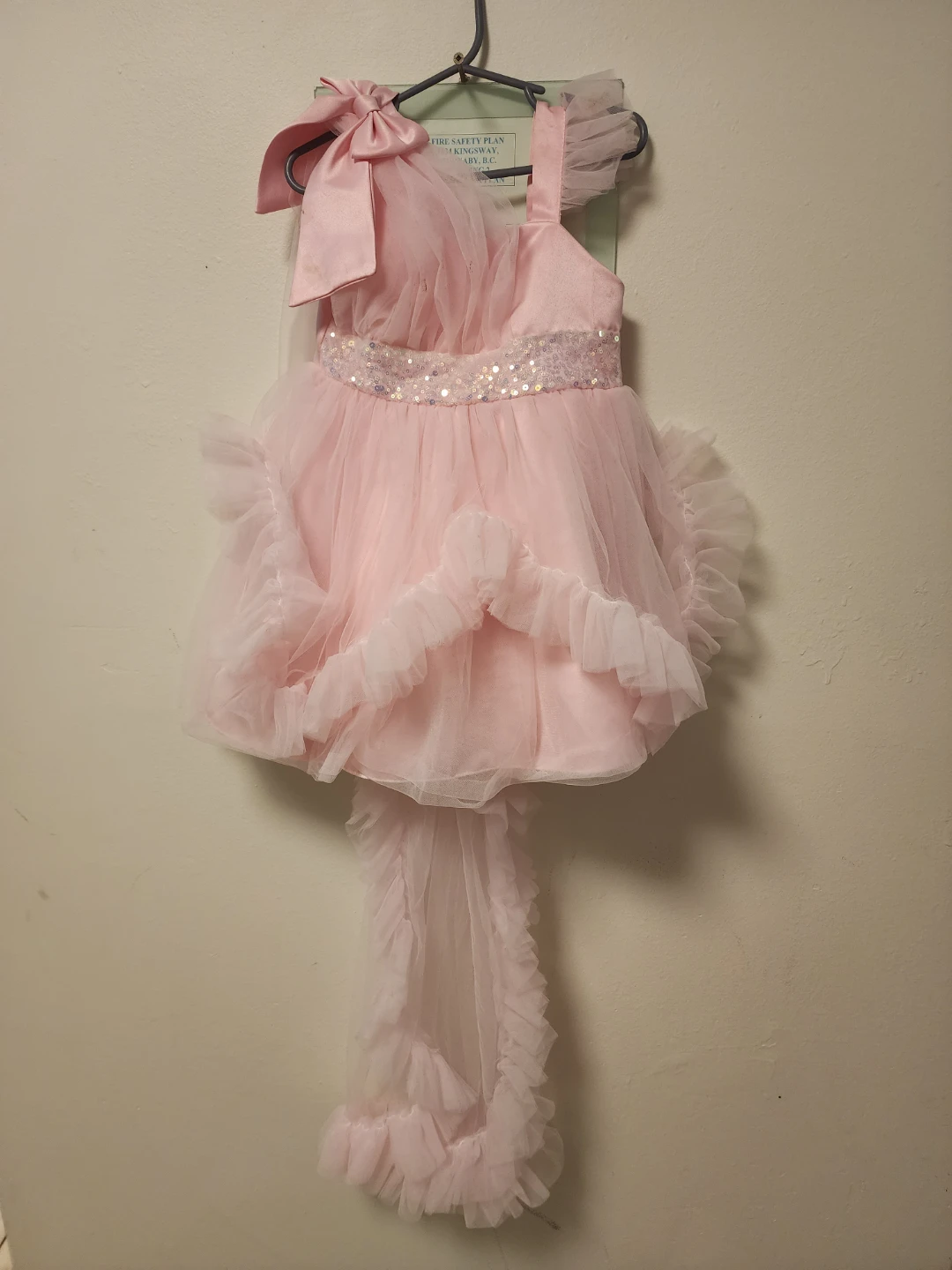 Pink Tulle Dress with Sequins - photo 2
