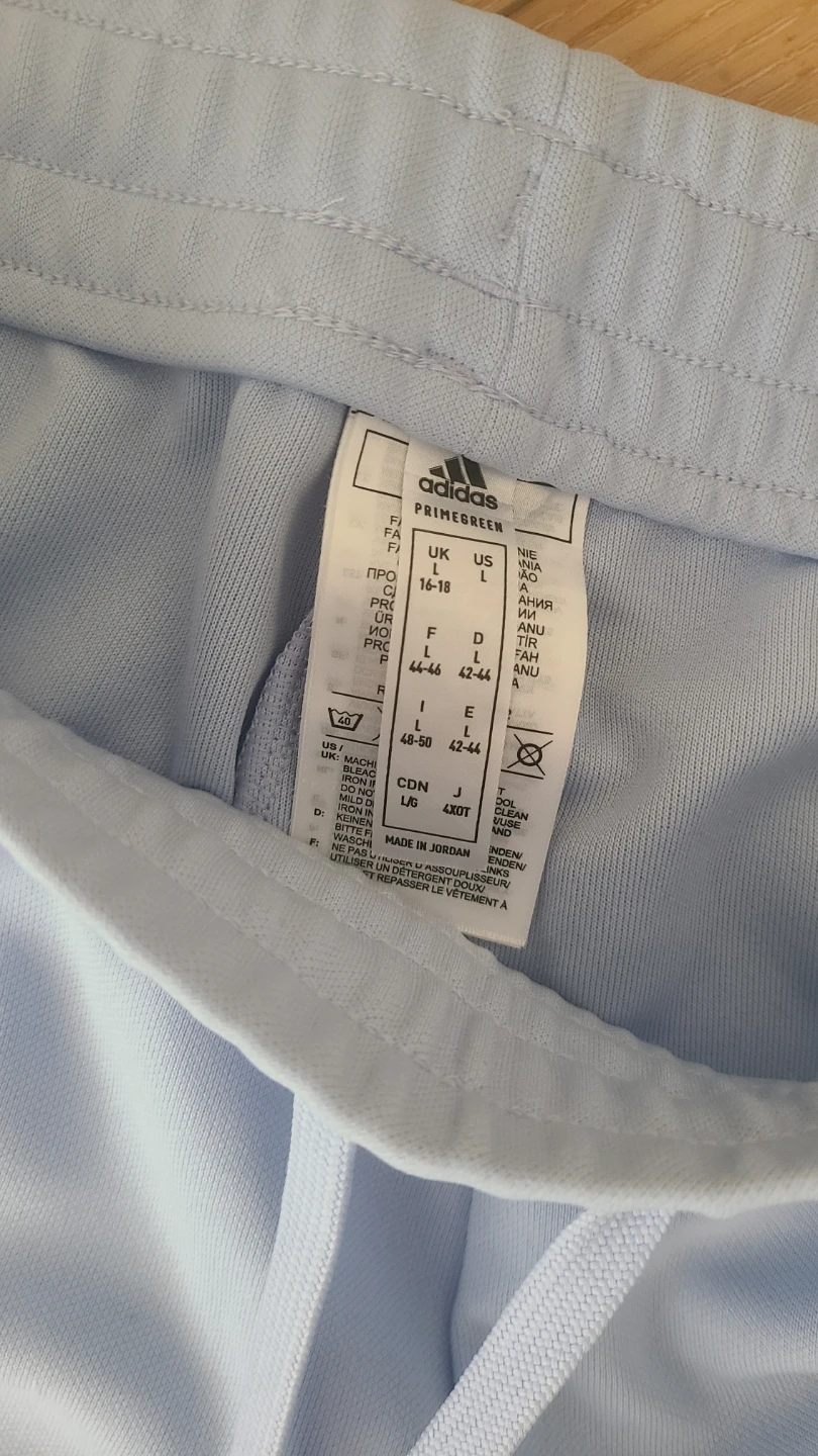 Adidas Track Pants - Light Blue, Size L - photo 2