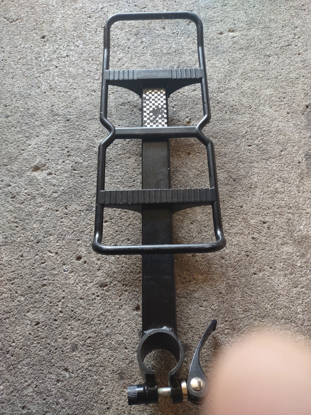 Black Bicycle Rear Rack - photo 3