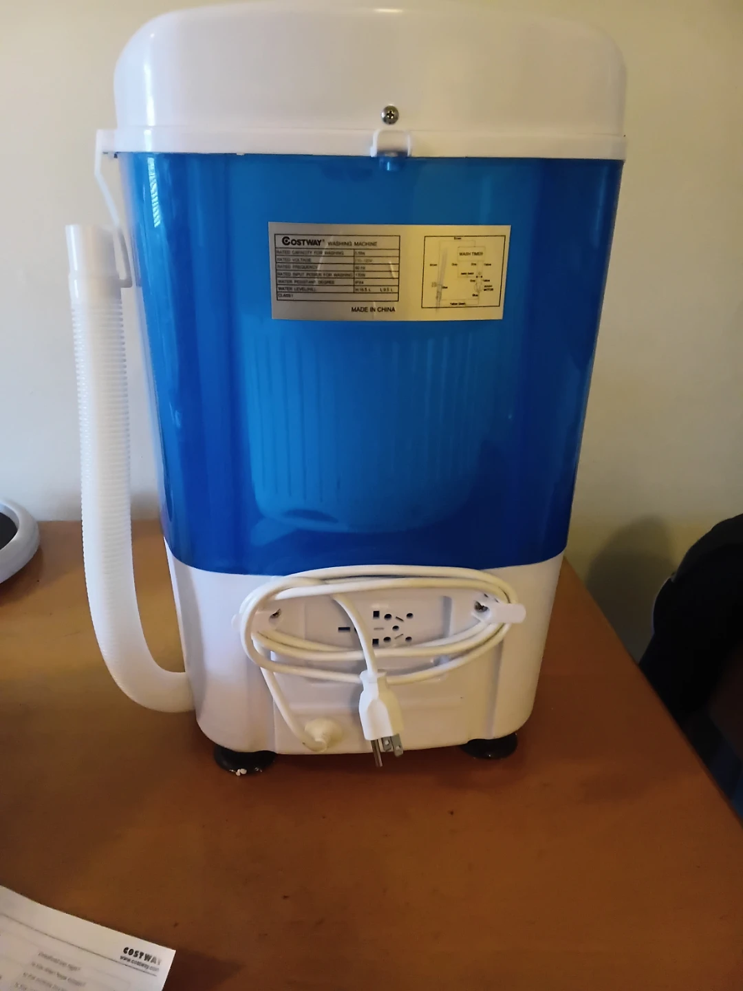 Costway, Portable Mini Washing Machine and Spin Dryer - photo 3