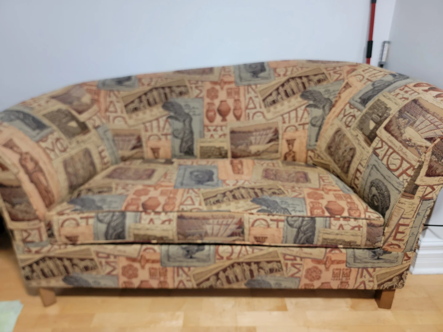 Unique Printed Loveseat Sofa