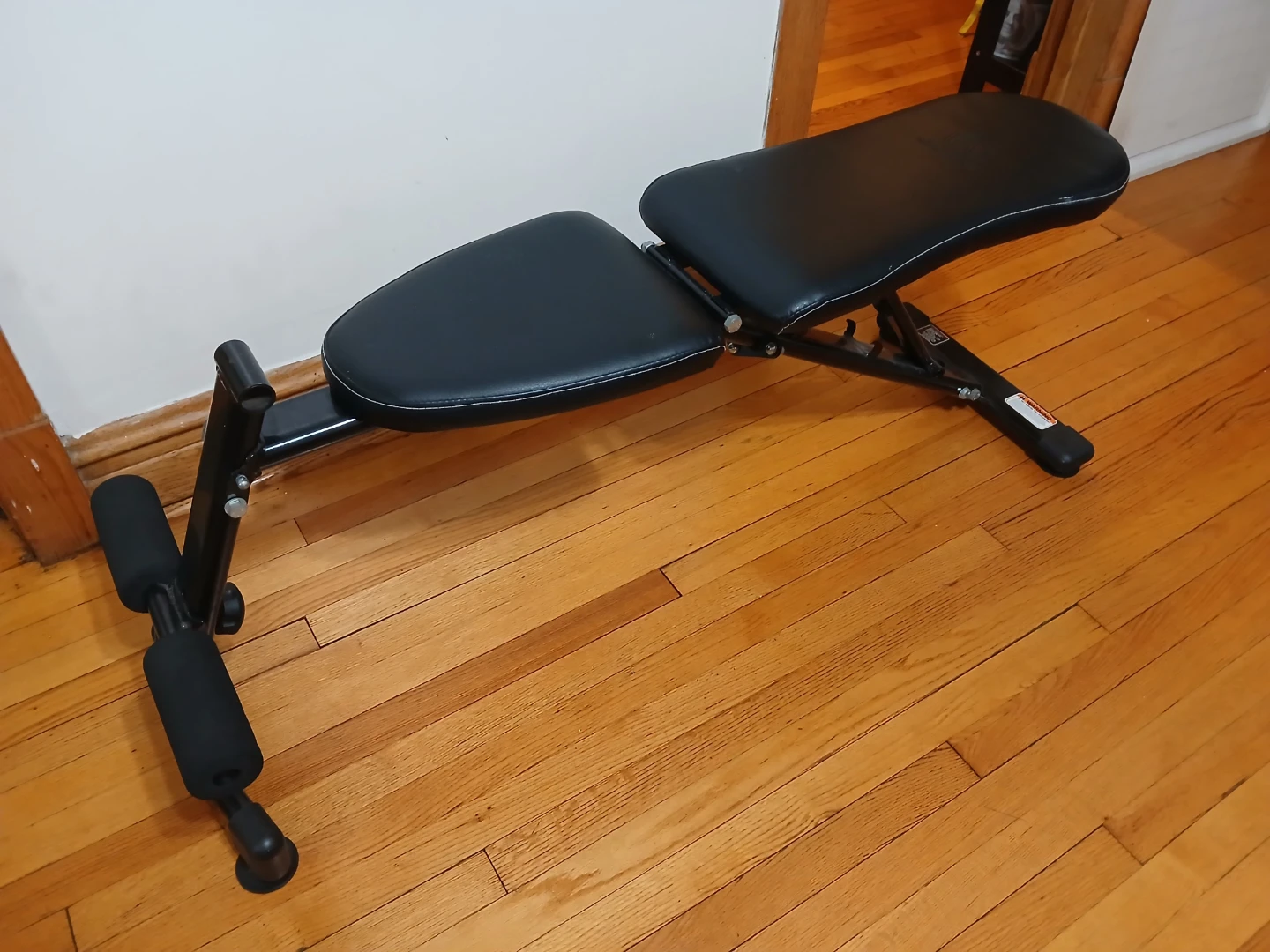 Black Adjustable Workout Bench