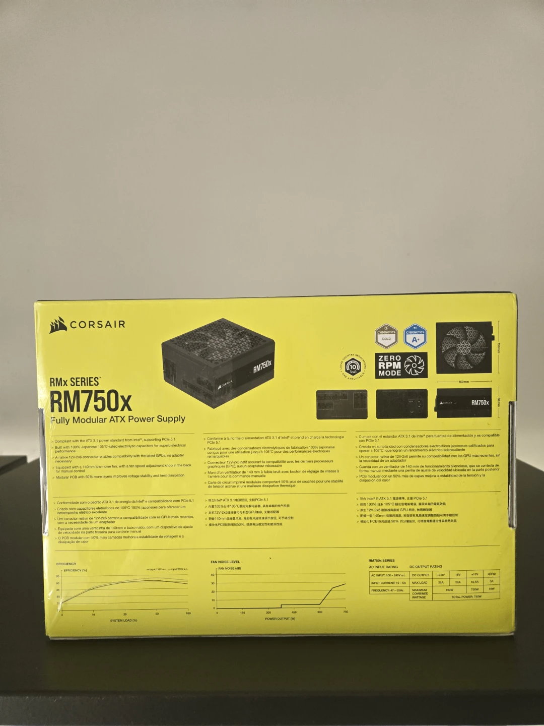 Corsair RM750x ATX 3.1 PSU - Brand New, Sealed - photo 2