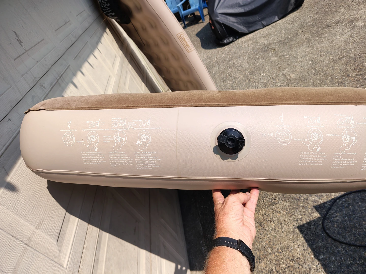 Camping Air Mattresses Roll Up & Large - photo 4