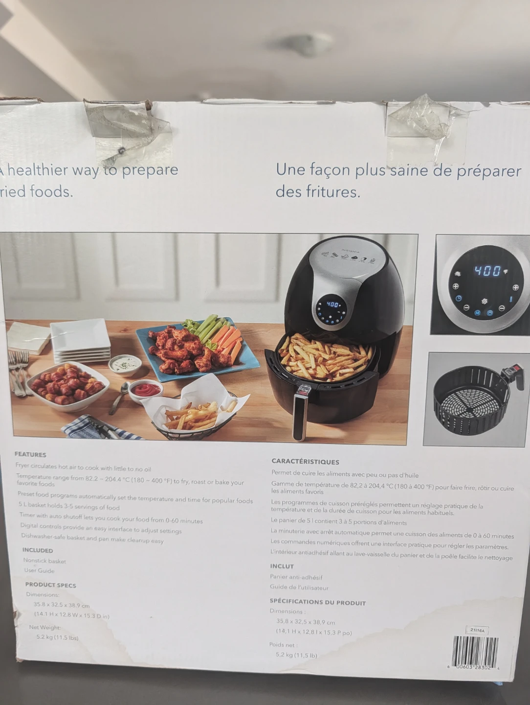 Insignia 5 L Digital Control Air Fryer - photo 4