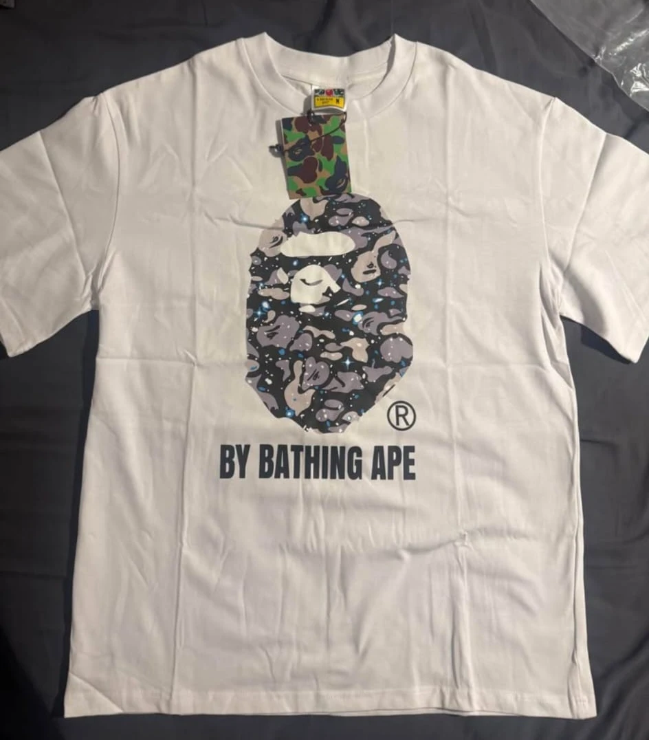 BAPE BY BATHING APE White T-Shirt - Size M