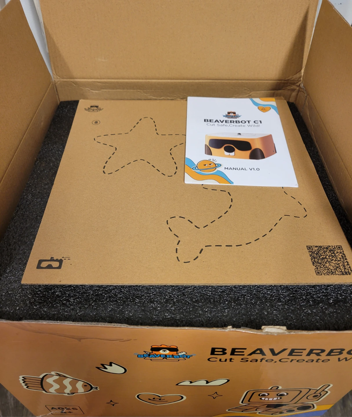BEAVERBOT C1 Cardboard Cutter Kids DIY Construction Kit Craft - photo 2