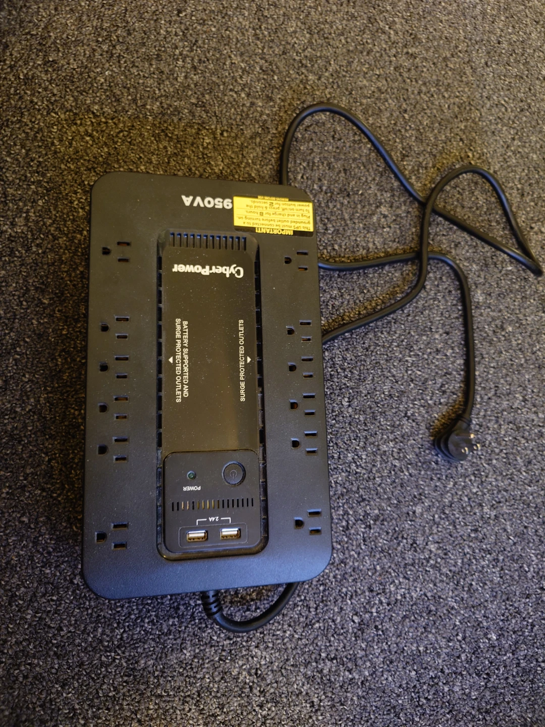 CyberPower 950VA UPS Battery Backup