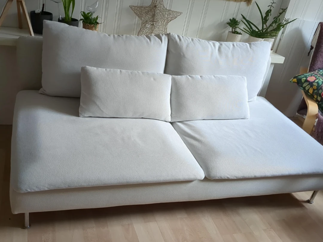 IKEA Söderhamn white sofa