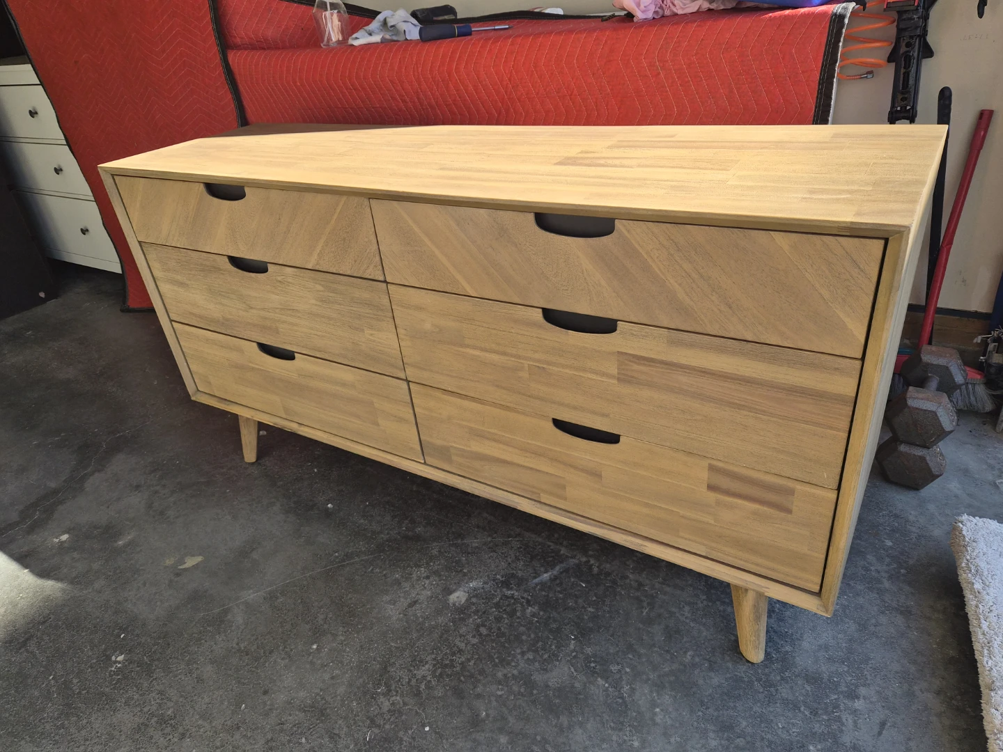 Wooden Dresser with 6 Drawers - photo 3