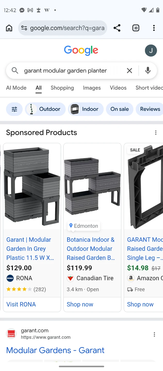 Garant Modular Garden Planter Box - Red - photo 2