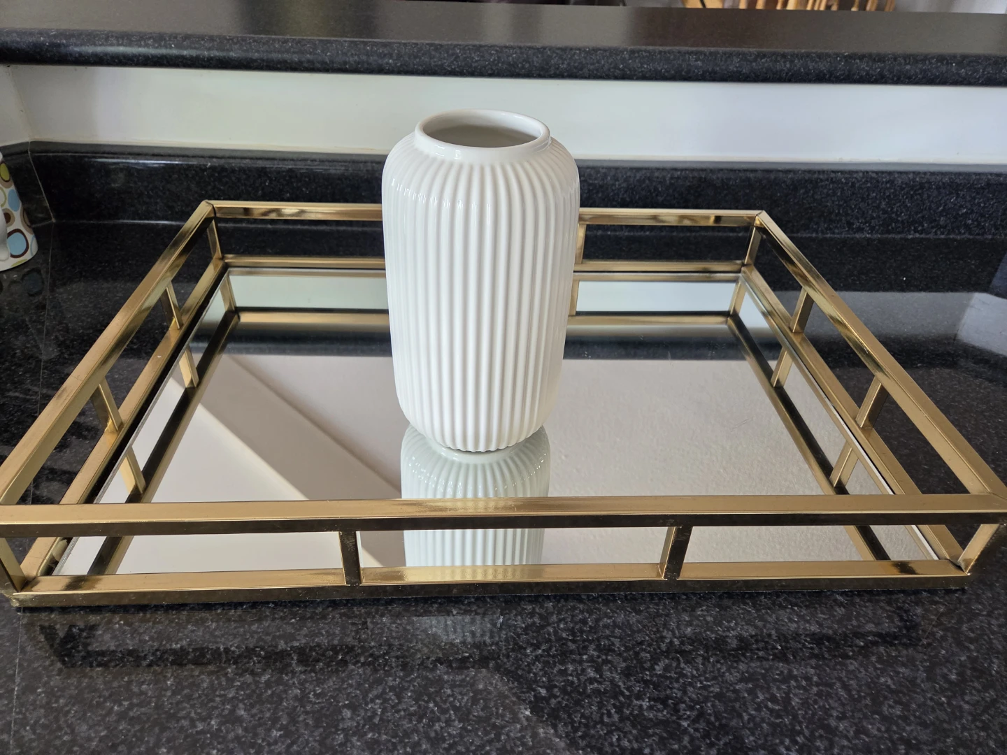 Gold Mirrored Vanity Tray