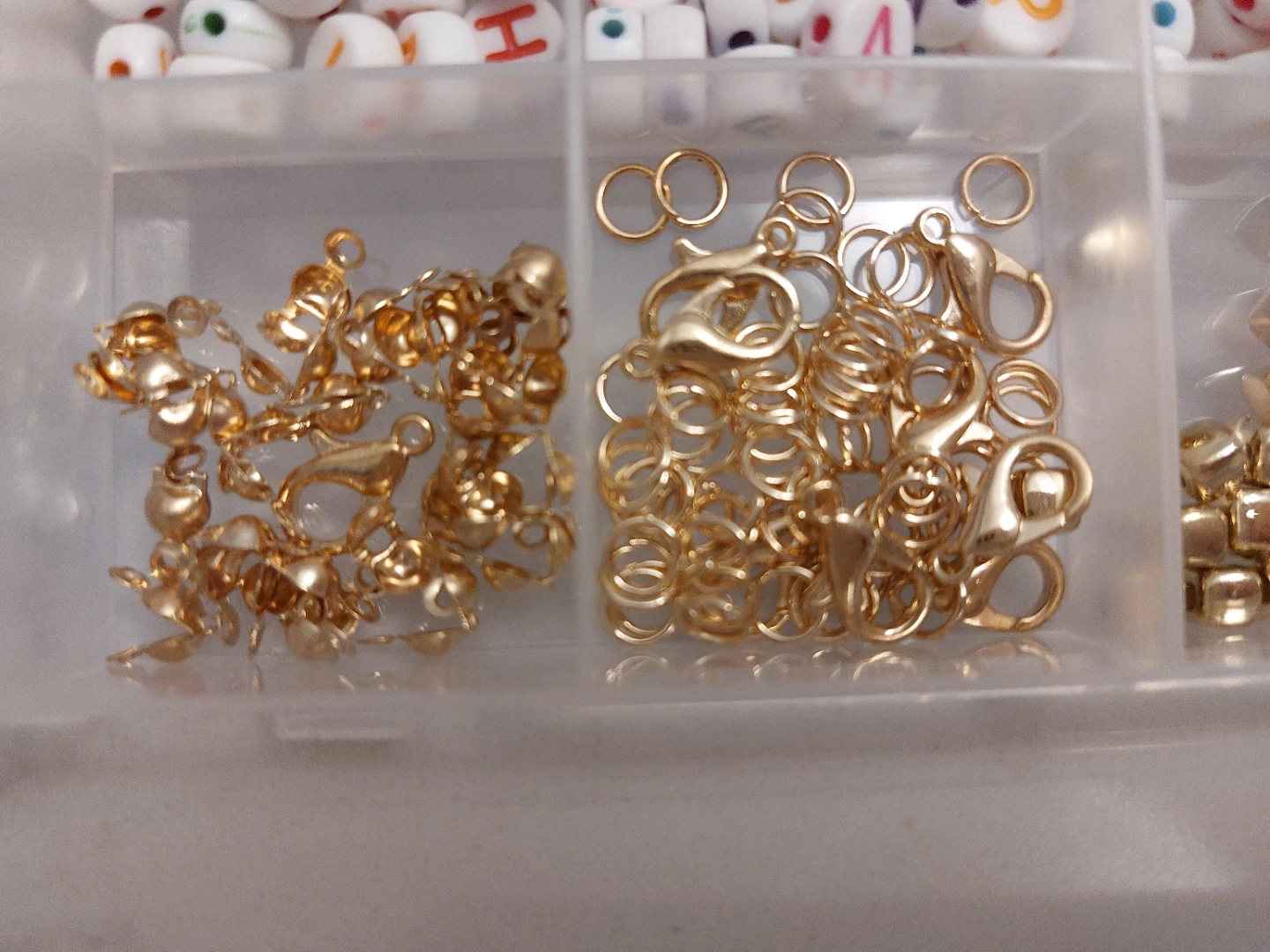 Bead Crafting Kit - Assorted Beads, Charms & Clasps - photo 4