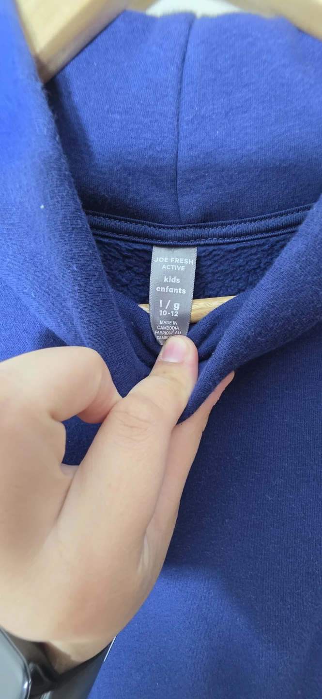 Joe Fresh Active Kids Navy Blue Sweater Size L - photo 3